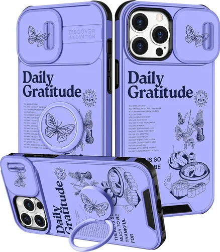 Miniatura 31 de Funermei Funda 2 en 1 para iPhone 13/iPhone 14 para mujeres, linda funda de teléfono con calavera para niñas, diseño de esqueleto gótico, divertido