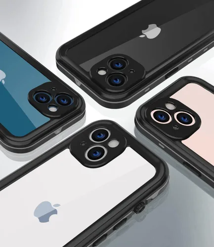 Miniatura 7 de Funda impermeable diseñada para iPhone 13 Mini, funda de cuerpo completo con protector de pantalla y protector de lente de cámara, a prueba