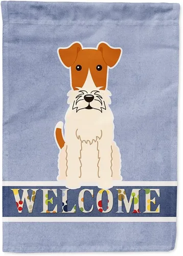 Miniatura 240 de Caroline's Treasures BB5622GF Airedale - Bandera de bienvenida para jardín, bandera decorativa para patio, exteriores, patio, parterres