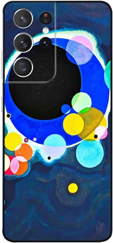 Miniatura 123 de Berkin Arts Funda compatible con Samsung Galaxy S22 Ultra, funda de silicona Art Nouveau Floral Flower (Clematis by Alphonse Mucha)