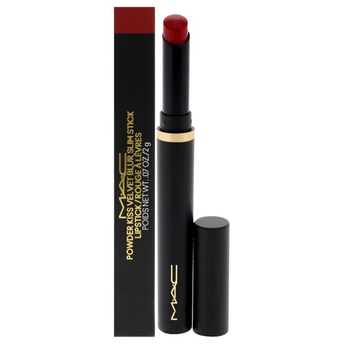 Miniatura 4 de Powder Kiss Velvet Blur Slim Stick - Rose Mary por MAC para mujer, lápiz labial de 0.7 onzas Arándano