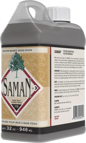Miniatura 10 de SamaN Tinte para Madera Interior a Base de Agua - Tinte Natural para Muebles, Molduras, Paneles de Madera, Gabinetes (Forest TEW-104-12, 12 oz)