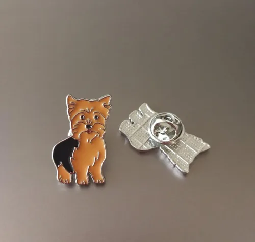 Miniatura 60 de Broche de perro carlino encantador para mascotas, broche de ramillete de metal, placa de identificación para perro, regalo de cumpleaños de Navidad