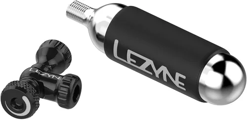 Miniatura 6 de LEZYNE Control Drive - Inflador de neumáticos de bicicleta de CO2, bomba de inflado de aluminio compatible con Presta & Schrader con válvula