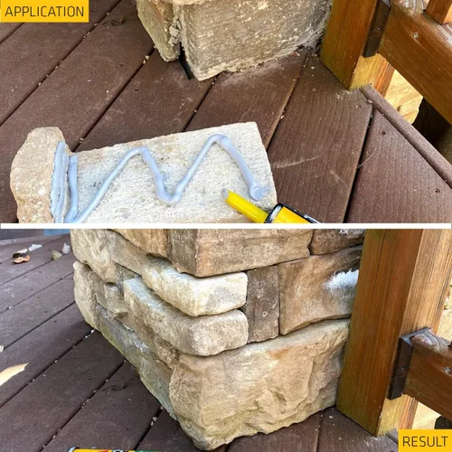 Miniatura 7 de Adhesivo de construcción SikaBond, gris, poliuretano avanzado para exteriores. Sumergible en agua y resistente al agua, 10 onzas líquidas