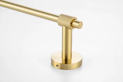Miniatura 8 de Toallero individual – Serie Avant, colgador de toallas de baño de acero inoxidable, resistente, barra individual montada en la pared con diseño