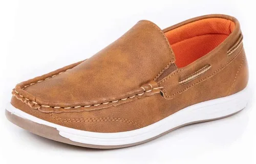 Mocasines para niños, zapatos de barco casuales para niños, zapatos de vestir para niños
