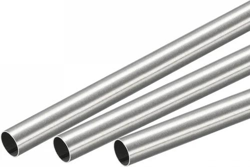 Miniatura 43 de uxcell Tubo redondo de acero inoxidable 304 0.236 in OD 0.020 in espesor de pared 11.811 in longitud 3 piezas