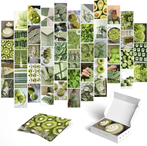 Miniatura 32 de Y2K BOO Kit de Collage de Pared Dark Academia - 50 Fotos Clásicas y Misteriosas de 4"x6" para Decoración de Dormitorio, Regalo para Chicas