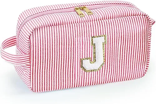 Miniatura 6 de Bonita bolsa grande de cosméticos de viaje, neceser con cremallera, bolsa de almacenamiento de maquillaje, bolsa de viaje, fiesta, boda, artículos