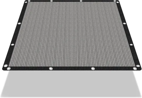 Miniatura 30 de EMERIT 90% Tela de sombra para patio, jardín, pérgola, toldo con ojales (gris, 10 x 14 pies)