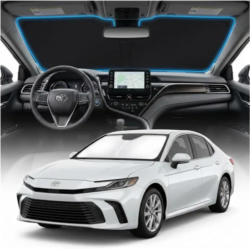 Miniatura 81 de Cubierta para parabrisas para BMW X1 E84 – Ajuste personalizado X1 E84 Accesorios 2016-2024 2025 Parasol plegable protección UV y escudo térmico