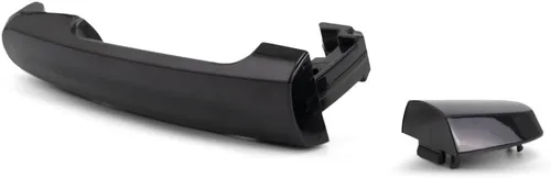 Miniatura 4 de KarParts360 Manija de puerta para Toyota RAV4 2001-2012 lado conductor o pasajero liso negro exterior Trasero Recorte: todos los submodelos