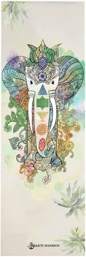 Miniatura 9 de Shakti Warrior Tapete de yoga TPE - Diseñado por artistas, esterillas premium ecológicas, antideslizantes, no tóxicas, ideales para yoga regular