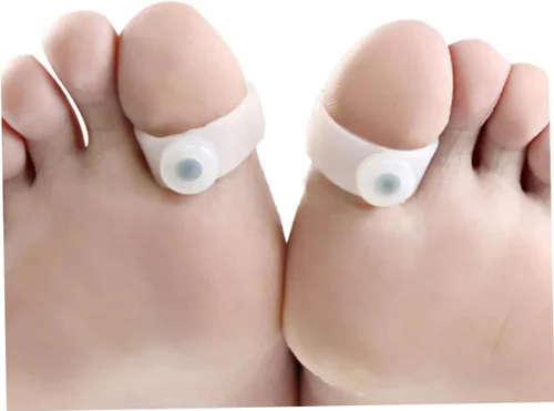 Miniatura 5 de 5 pares de anillos de dedo del pie cubiertas magnéticas de banda elástica cubierta de dedo del pie herramienta magnética Jansio anillo para dedos