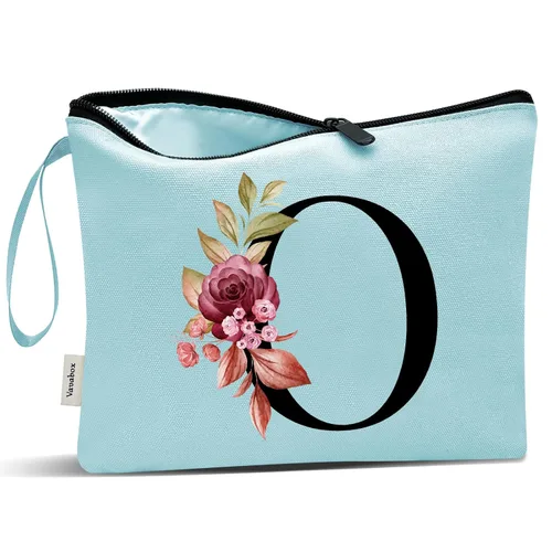 Miniatura 31 de Vavabox A-Z Bolsa de Maquillaje Personalizada, Regalos de Cumpleaños para Mujeres y Mamá, Regalos para la Mejor Amiga, Bolsa de Cosméticos