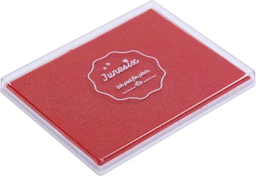 Miniatura 10 de Almohadilla de tinta de 5 x 4 pulgadas para manualidades, almohadilla de sello grande para sellos de goma, pintura de dedos (negro)