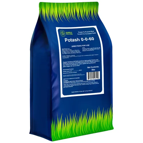 Supply Solutions Muriate of Potash 0-0-60 Fertilizante, fertilizante de alto potasio, potasio, alimento ideal para plantas y potasa para plantas,