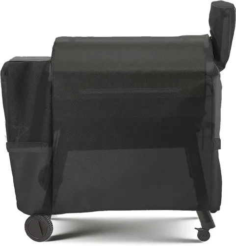 Miniatura 8 de Cubierta de parrilla para parrilla de zona de 2 quemadores Traeger Flatrock, plancha de propano Traeger Flatrock TF2NN46DN, cubierta 600D resistente