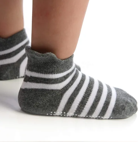 Miniatura 4 de Aminson Calcetines antideslizantes al tobillo con agarres para bebés y niños pequeños