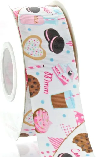 Miniatura 2 de Cinta de grogrén de leche y galletas de 1.5" 5yd