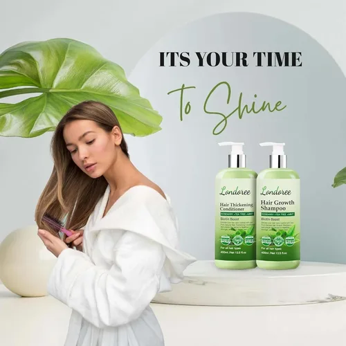 Miniatura 8 de Rosemary - Champú y acondicionador para el crecimiento del cabello adelgazante – Champú espesante de biotina para la pérdida del cabello, sin