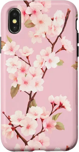 Miniatura 5 de Funda rosa pastel con patrón Japanese Cherry Blossom Floral Flower para iPhone 14 Pro