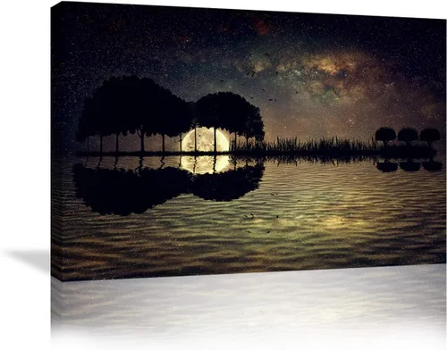 Miniatura 19 de Urttiiyy Arte de pared con música de guitarra, arte abstracto, impresiones en lienzo, arte para decoración del hogar para sala de estar, dormitorio