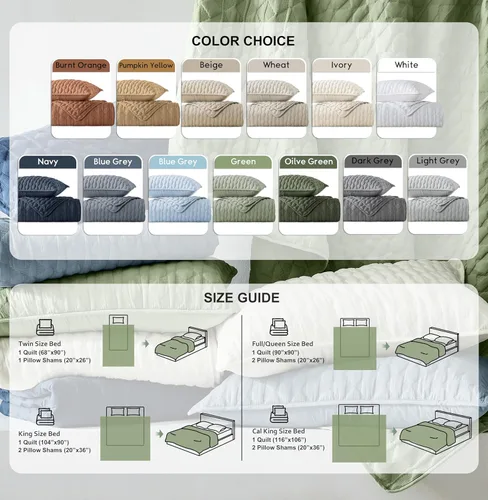 Miniatura 9 de WDCOZY Juego de ropa de cama tamaño individual de color azul claro con 1 funda de almohada, colcha ligera y suave, funda de edredón fina para todas