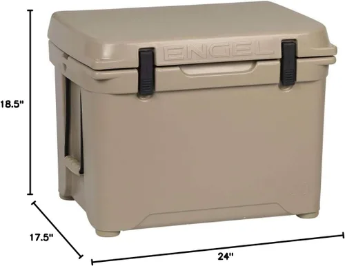 Miniatura 7 de Engel Enfriadores ENG50 Caja de hielo moldeada rotacionalmente duradera de alto rendimiento para 60 latas para acampar, cazar y pescar