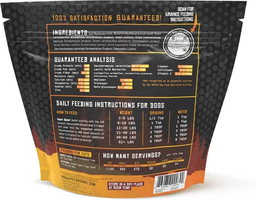 Miniatura 6 de ROGUE PET SCIENCE Origins suplemento para perros 5 en 1 - Aderezo de comida en polvo con aceite de pescado omega 3 natural - Apoya la digestión