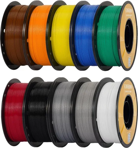 Miniatura 29 de Kingroon - Filamento de impresora 3D PETG de alta velocidad de 0.069 pulgadas, filamento rápido para impresora 3D para filamento de impresión hiper