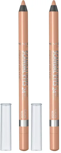 Miniatura 8 de Rimmel London Scandaleyes Delineador de Ojos en Lápiz de Gel Impermeable, de Larga Duración, Ultra Suave, a Prueba de Manchas, 001, Negro, 0.04 oz