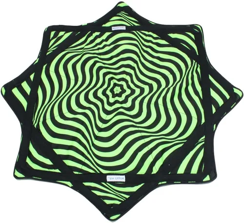 Mougee (moo-JEE) Air Flow Star - Serie Neon - para principiantes y avanzados - Diversión y desafiante - Juguete de flujo de doble costura - Colores