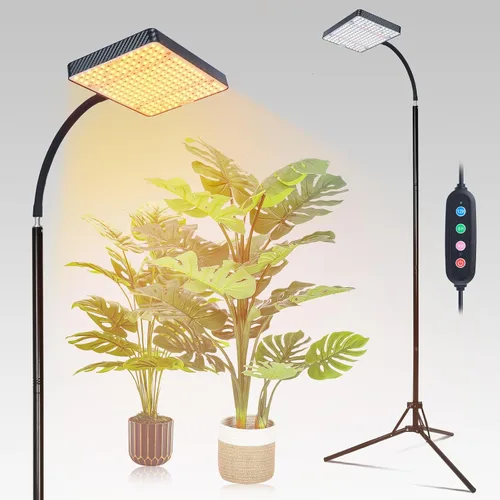 Miniatura 9 de FECiDA Luces de cultivo de 3 cabezales 2026 con soporte mejorado, luces de crecimiento de gran cobertura para plantas grandes de interior, árbol