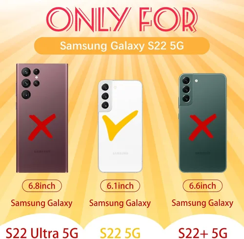 Miniatura 57 de Funda para Samsung Galaxy S22 - Funda de Teléfono para Mujeres Chicas Lindas Cubierta Diseño Único Estético Genial para Adolescentes Kawaii Fresa