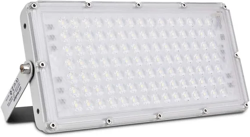 Miniatura 29 de papasbox Luz de inundación LED de 100 W para exteriores, luces de seguridad para exteriores de 8000 lúmenes, luces LED blancas cálidas de 3000 K