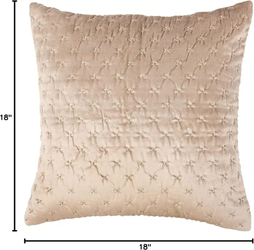 Miniatura 3 de SAFAVIEH Home Collection Deana - Cojín decorativo (18.0 x 18.0 in), color beige