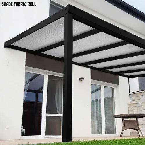 Miniatura 3 de TANG Rollo de tela de 8 x 20 pies para patio, cubierta de repuesto para toldo de pérgola, bloqueo de malla resistente a los rayos UV, parasoles