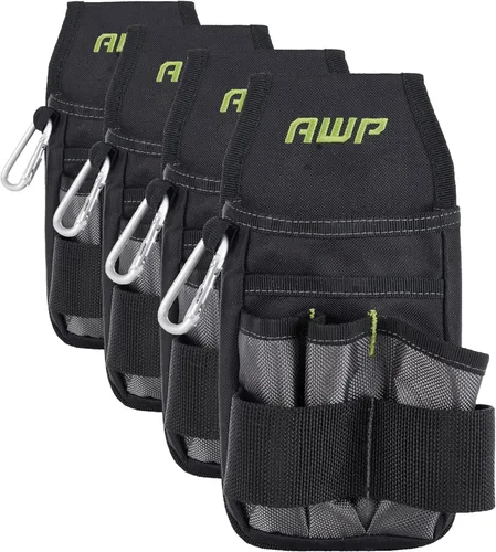 Miniatura 10 de Bolsa de herramientas AWP, bolsa de herramientas para electricista, organizador multibolsillo profesional premium