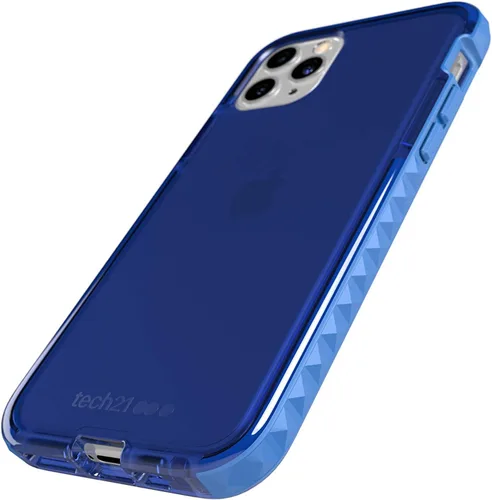 Miniatura 2 de tech21 Evo Rox - Funda antimicrobiana para Apple iPhone 11 Pro Max con protección contra caídas de 12 pies, color azul maíz