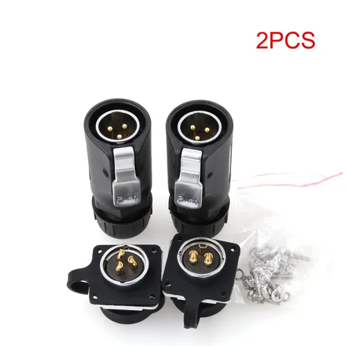 Miniatura 2 de LP20 - Conector de aviación de 3 pines, conectores de cable impermeables industriales para industrial, energía, automóvil, proyecto de lámpara LED