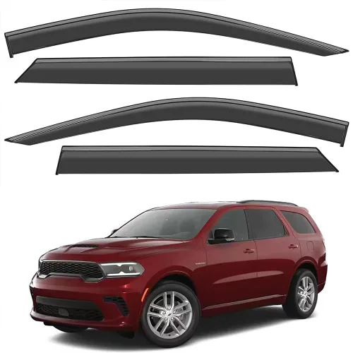 Miniatura 24 de Compatible con Toyota Camry 2018-2024 L LE SE XLE XSE Hybrid Cinta Adhesiva en Policarbonato Protectores de Lluvia Viseras de Ventana Deflector