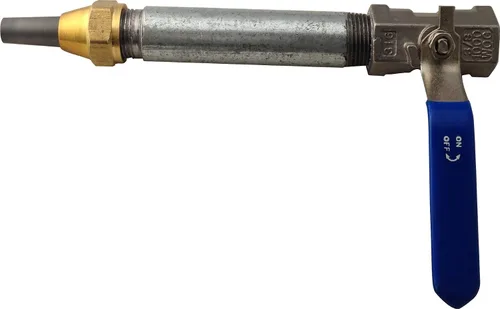 Miniatura 5 de Pistola de boquilla de chorro de arena con soporte, válvula, punta, acero de larga duración