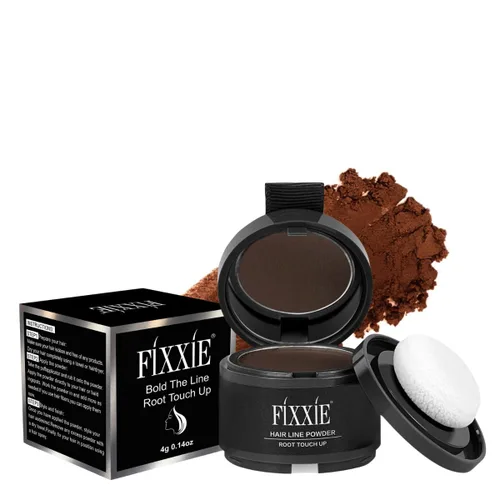 Miniatura 11 de Polvo de línea capilar para retoque de raíz negra, corrector de pérdida de cabello instantánea para cabello delgado, resistente al viento y al