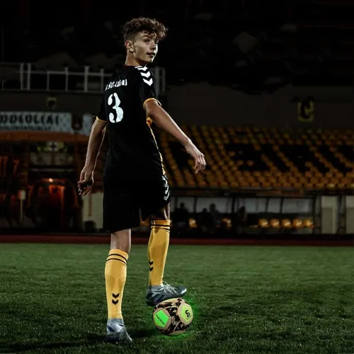 Miniatura 7 de Balón de fútbol holográfico tamaño 5, fútbol reflectante, bola de fútbol que brilla en la oscuridad, pelota de fútbol de cuero compuesto reflectante