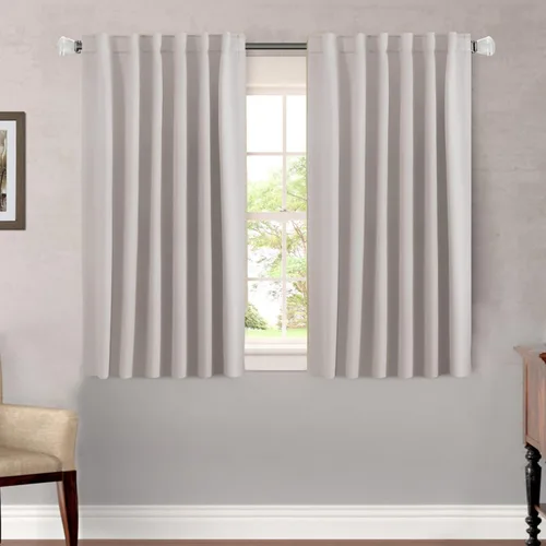 Miniatura 10 de H.VERSAILTEX Cortinas opacas con aislamiento térmico, paneles de tratamiento de ventana, cortinas opacas para oscurecer la habitación, cortinas Gris