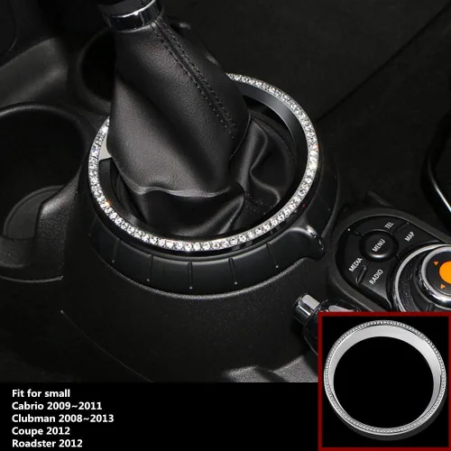 Miniatura 12 de Accesorios interiores brillantes para Mini Cooper F54 F55 F56 F60 con diamantes de imitación de cristal de modificación de moda