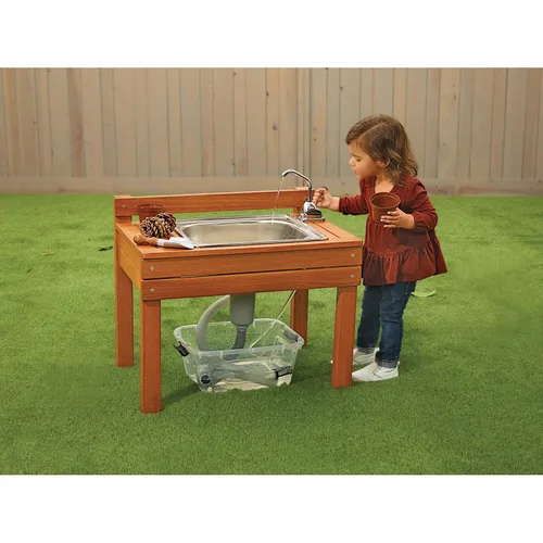 Miniatura 3 de Cocina de barro para niños pequeños al aire libre, aprendizaje al aire libre, juego de cocina al aire libre para niños pequeños y niños