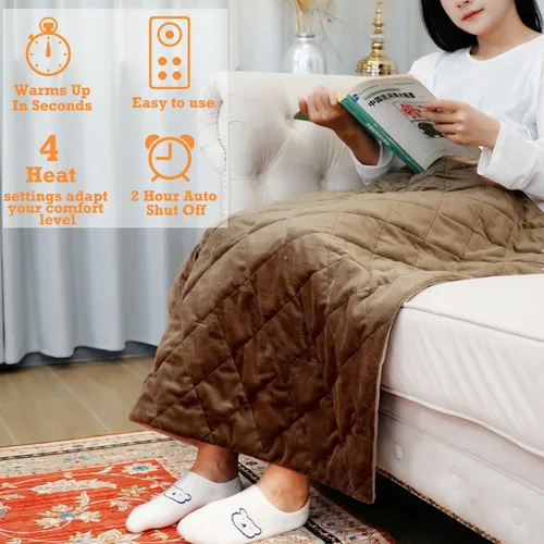 Miniatura 5 de cozzyhug™ Pro Extreme - Almohadilla térmica de peso XXXL más grande con tecnología FIRfusion NEO, iones negativos emitidos, infrarrojos lejanos